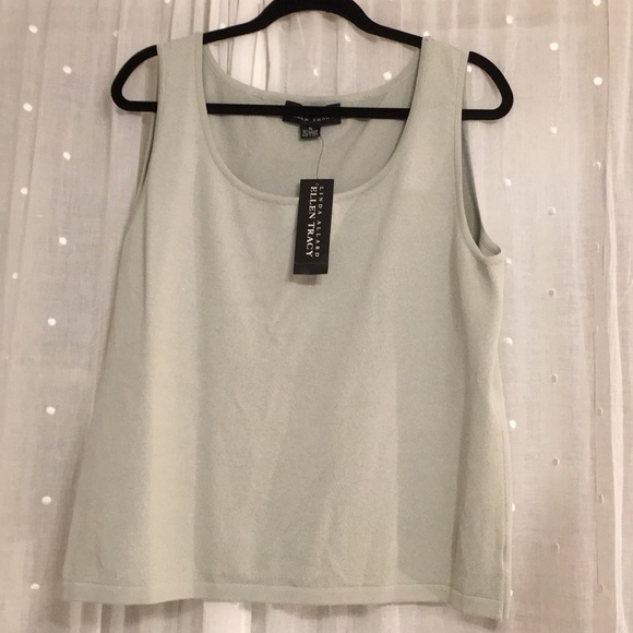 Ellen Tracy Tops - Linda Allard Ellen Tracy tank top size 3x celadon